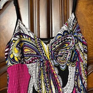 Snap Multicolor Paisley Camisole